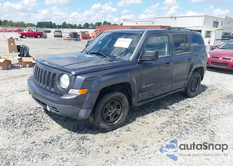 2015 Jeep Patriot Sport из США, поврежденный, VIN 1C4NJPBA7FD247180